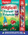 Magical Forest Friends: Build, Puzzle & Play: Hidden Pictures Activity Book with 100 Plus-Plus Blocks & 50 Stickers (Highlights & Plus-Plus Activity Book and Blocks Set)