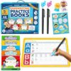 Magic Grooved Writing Practice for Kids - Dry Erasable Pens Writing Books 3-5 4-6 5-7 Kindergarten Workbooks Handwriting Practice for Kids 5-7 - Preschool Workbook, Magic Book