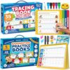 Magic Grooved Writing Practice for Kids with Disappearing Ink & Dry Erase Tracing Book for Kids