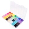 MAGICLULU 28000pcs Flatback Resin Rhinestones for DIY Crafting and Nail Art, 3mm Round Tiny Colorful Gems with Seamless Flat Back Design, Vibrant Rainbow Colors for Clothing Embellishment