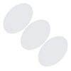 MAGICLULU Cotton Canvas Boards for Acrylic Oil Watercolor Oval 3pcs for Painting 9.8x7.9 Inches, Versatile Art Board Sturdy Mixed Linen Material, for Home Décor and Art Classes