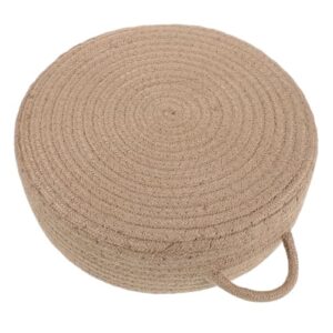 MAGICLULU Japanese Tatami Floor Pillow Cushion, Handwoven Breathable Rope Seat Cushion with Tightly Woven Construction, 11.8x4 Inch, for Meditation and Tea Ceremonies