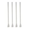 MAGICLULU Reusable Cocktail Straws and Stirrer Set Stainless Steel 4pcs Creative Metal Drinking Straws Washable Design for Drinks for Family Party and Trips