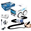 Magic Mini Bus Toy – Interactive Inductive Magic Follows Line Car with Cute LED Lights, Gesture-Follow & Smart RC Control & Follow/Escape Modes – STEM Toy for Ages 5 6 7 8 Boys & Girls (White)