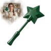 Magic Wand Card Holder, Star Card Holder Wand, Card Wand Holder, Fun Party Gift Accessory for Birthday, Celebration and Special Occasions (1, Green)