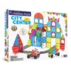 MAGNA-TILES City Center 110-Piece Magnetic Construction Set, The Original Magnetic Building Brand