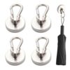 Magnet Hooks 4 Pieces Storage Holder with Carabiner