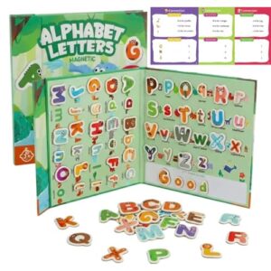 Magnetic Alphabet Book, 52 ABC Animal Letters for Toddlers 3+