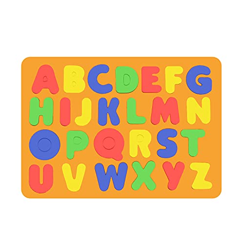 Magnetic Alphabet Puzzle for Toddlers - Foam Alphabet Magnets Letters Fridge Refrigerator Preschool ABC Educational Learning Toys for Kids Boys Girls with Random Color