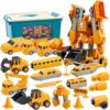 Magnetic Building Blocks STEM Transform Engineering Car Toys