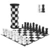Magnetic Chess Game, 9.2" Portable Travel Chess Set with Rollable Chess Board, Cylinder Storage Strong Manget for Kids & Adults, Foldable Family Board Game for Camping, Travel, School, Gift