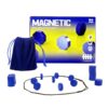 Magnetic Chess Game with Stones, 24 Piece Magnet Game with String for Kids & Adults, Puzzle Strategy Board Games for Family Night, Travel, Party & Camping﻿
