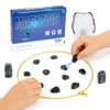 Magnetic Chess Game with String & Stones, Magnet Game for Family, Party, Travel & Camping, Puzzle Strategy Games, Great Gift for Kids & Adults -20PCS Magnetic Stones with Travel Bag