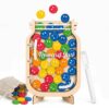 Magnetic Classroom Reward Jar, Student Incentive Chart, Behavior Management Tool for Teachers, 36 Reward Tokens, Stand, Marker & Storage Bag (Reward Jar_1)