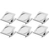 Magnetic Clips, 2.12 inches Metal Magnet Clips for Hanging, 6 Pack Large Magnetic Clip for Whiteboard, Classroom, Office