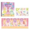 Magnetic Dress-Up Activity Book, Reusable Fashion Magnets Set with Scenes & Outfits, Portable Creative Craft Kit for Travel (Tea Dance)