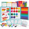 Magnetic Fraction Playbook, Montessori Fraction Puzzle with Flash Cards