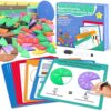 Magnetic Fraction Tiles & Fraction Circles Set-Fraction Manipulatives