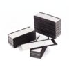 Magnetic Name Tags, 30pcs 76x25mm C-Channel Card Holder Reusable Clear Plastic Magnetic Label Holder Magnet Labels for Warehouse Shelf Organization Metal Surface Office Filing Cabinets