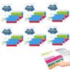 Magnetic Phonics Cards Kit with 142 Magnets and Pen, Read Phonics Games for Kids Preschool Kindergarten, Alphabet & Sight Words Building Set, Magnets Word Study Tools for Home Practice (6pcs)