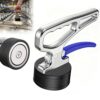 Magnetic Pickup Tool, Heavy Duty Manual Lifting Magnet with Quick Release, Magnet Pickup Tool with Ergonomic Handle for Iron Plate for Iron Plate,Tool Steel,Laser Cutting