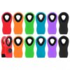 Magnetic PP Food Bag Sealing Clips 12 Pack Multi Color