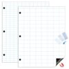 Magnetic Rectange Grid,Write&Wipe Magnet Sheet,Giant 24X31