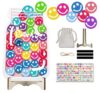 Magnetic Reward Jar for Kids – Smiley Jar with Colorful Letter Stickers, Behavior Management Classroom Incentive Tool for Teachers Parents Kids