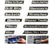 Magnetic Tool Box Labels-Black