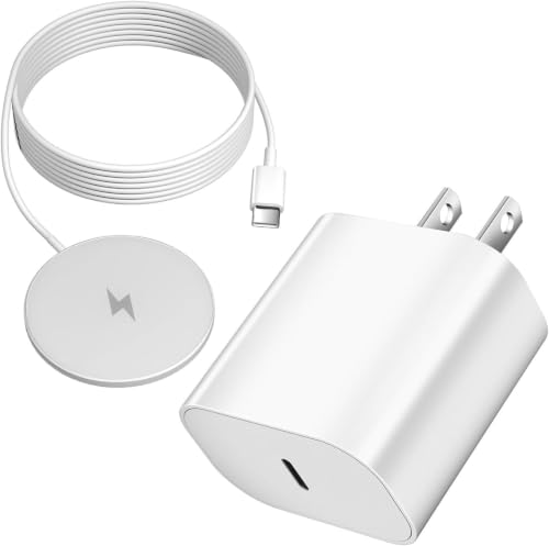 Magnetic Wireless Charger for iPhone 17 16,6FT Apple MagSafe Charger Magnetic Chargers USB C Charging Block & iPhone Wireless Chargers for iPhone 17 Pro max/17Air/16/15/14/13/12/11/AirPods Pro 3/2