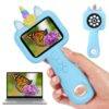 Magnify 2.4" Kids Microscope Digital Camera, 600X-4800X Handheld Camera Microscope for Kids, Portable Magnification Glass Microscope Photo & Video, Education Toys for Age 3 4 5 6 7 8 9 10 Girls Boys