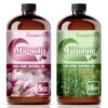 Magnolia Essential Oil 8 Fl Oz (240Ml) and Marjoram Essential Oil 16 Fl Oz (480Ml) Fragrance Oil for Aroma Diffuser,Humidifier,Home Fragrance,Spa,Cleaning,Body Care,Massage,Yoga,DIY Candle