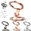 Mag Spinner, Adjustable Foldable Magnetic Phone Stand Fidget Spinner, 360° Rotation Fidget Spinner Phone Stand for Gym, Kitchen, Car, Desk Strong Adhesion (Rose Gold)
