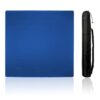 Mahjong Mat, Mahjong Table Mat with Black Carrying Bag,Rubber Anti Slip Game Mat and Noise Reducing Table Cover for Mahjong,Dominoes,Poker,Card,Board Games Table Mat (Blue, 31.5 Inches)