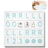 Mahjong Practice Board with Charleston Guide & 24 Slots, Solo Mahjong Board