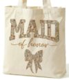 Maid of Honor Proposal Gifts Tote Bag from Bride, Bridesmaid Tote Bag
