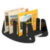 Mail Organizer Countertop - Acrylic Multi Slot, Modern Letter Sorter Desk