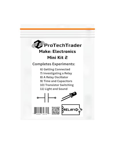 Make: Electronics Mini Kits Educational Electronic Component Packs That Follow Experiments in Charles Platt's 3rd Edition Book (PTTMini3rd-Parent) (PTTMini3rd-Comp2)