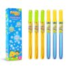MAKE KIDS SMILE BUBBLE FUN 6-Pack Bubble Wands for Kids - Big & Small Bubble Maker Party Favors, Outdoor Birthday for Toddlers (Animals)