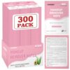 Makeup Remover Wipes 300 Count, Individually Wrapped & Hypoallergenic