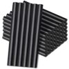 Manarty Black Hot Glue Stick, 48 PCS 0.27" Dia x 4" Long Mini Hot Melt Glue Sticks Colored, Adhesive EVA Glue Sticks for Sealing Repairing Stamp DIY Art Handmade Car Craft Decoration Office Project