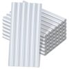 Manarty Metallic Silver Hot Glue Stick, 48 PCS 0.27" Dia x 4" Long Mini Hot Melt Glue Sticks Colored, Adhesive EVA Glue Sticks Standard for Sealing Repairing DIY Art Handmade Car Craft Decoration