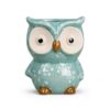 Mangpung Ceramic Owl Shaped Pen Pencil Holder for Desk Decoration Accessories Owl Decor Makeup Brush Pen Cups Succulent Plant Pot Office School Ideal Gifts for Women, Mom or Birthdays