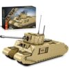 Mantfuty Manfuty TOG2 Tank Building Set WW2 Military British Armed Tanks Building Block Kit World War II Historical Army Vehicle Tank Model Collectible Military Toy Gift for Teens and Adults(1427pcs)