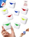 Manual Pencil Sharpener, 2026 New Dual Holes Colored Twist-N-Sharp for Kids