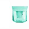 Manual Pencil Sharpener, Dual Hole Handheld Small Personal Tool for Office Colored Pencil Daily Use(Green)