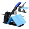 Manual Stapler for A3 A4 Paper, 60 Sheet Capacity, Adjustable Depth, Quick-Change Worktable for Office and Home Binding of Brochures, Books, and Documents
