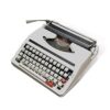 Manual Typewriter Portable Old Fashioned with Red Black Ribbon 30x30cm