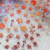 Maple Leaf Nail Stickers Fall Nail Decals Self Adhesive 5D Fall Nail Art Designs Supplies Stickers Autumn DIY Manicure Supplies for Women Acrylic Nail Decorations Accessories Charms 1PCS