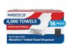 Marathon Multifold Paper Towels, 4000 CT, 1-Ply ~ White